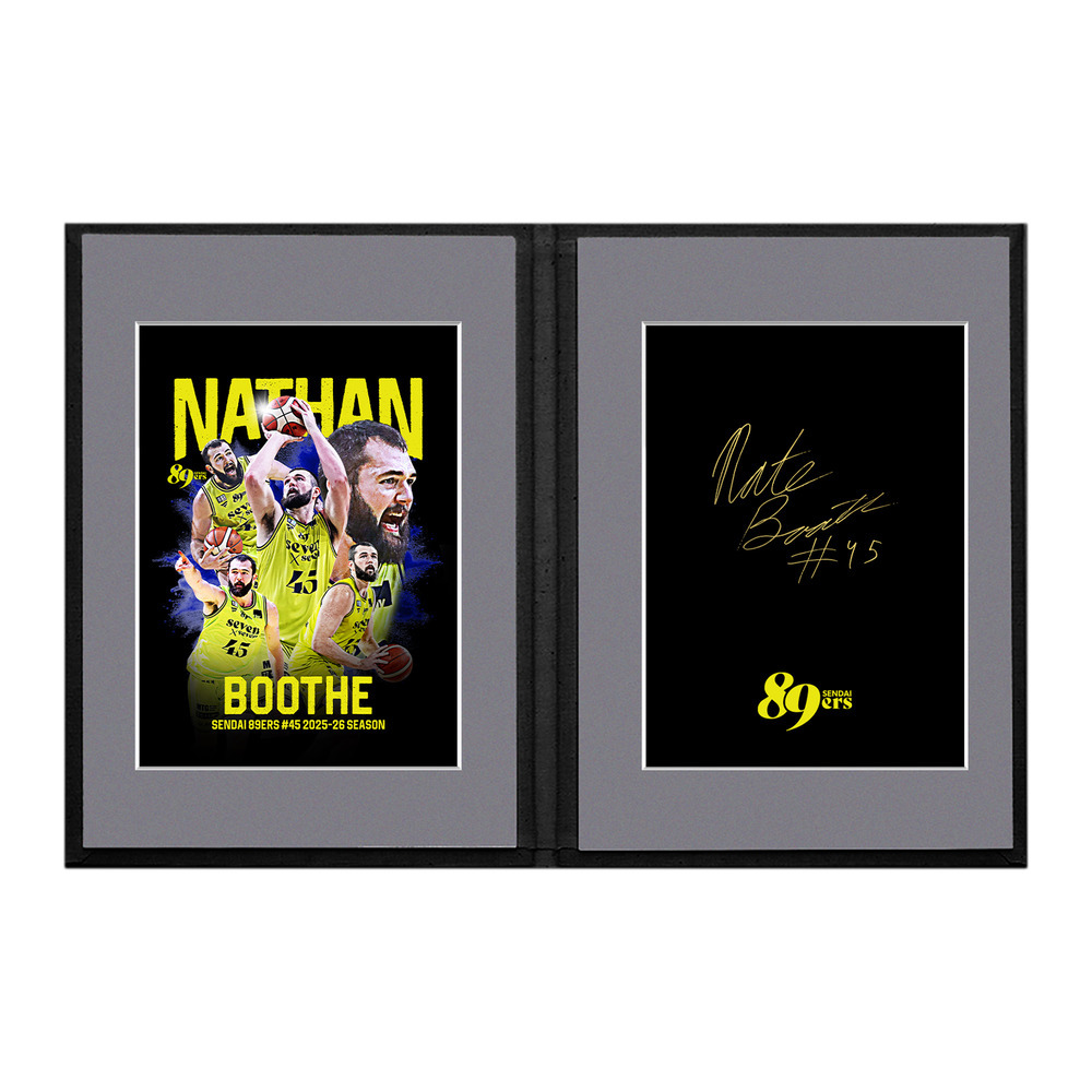 【受注販売】【MyPLAYER COLLECTION 2025-26】選手直筆サイン入りフォトアルバム(ラフネートル) #45 ネイサン・ブース 詳細画像 #45 ネイサン・ブース 1